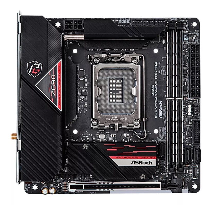 Tarjeta Madre Asrock 1700 2x Ddr5 Pcie 5.0 C Wifi 6e + Bt Color Negro