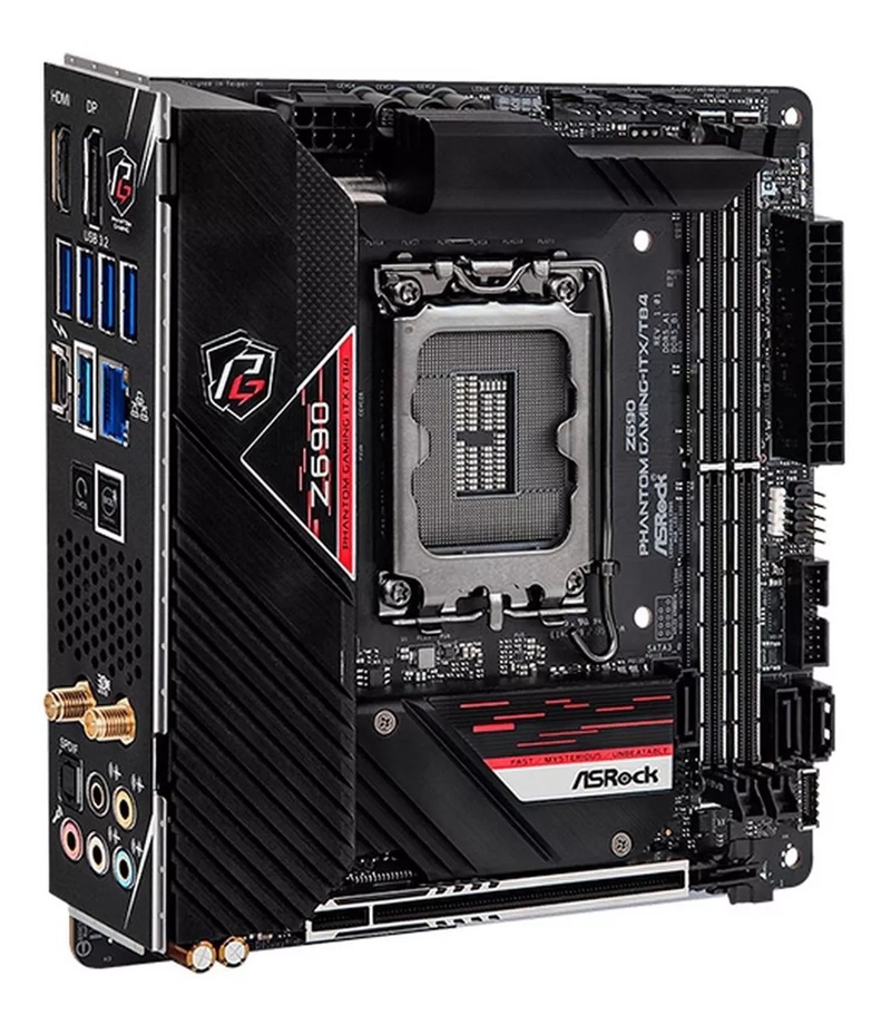 Tarjeta Madre Asrock 1700 2x Ddr5 Pcie 5.0 C Wifi 6e + Bt Color Negro