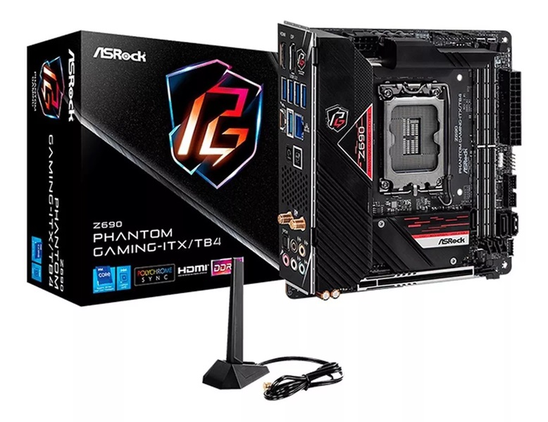 Tarjeta Madre Asrock 1700 2x Ddr5 Pcie 5.0 C Wifi 6e + Bt Color Negro