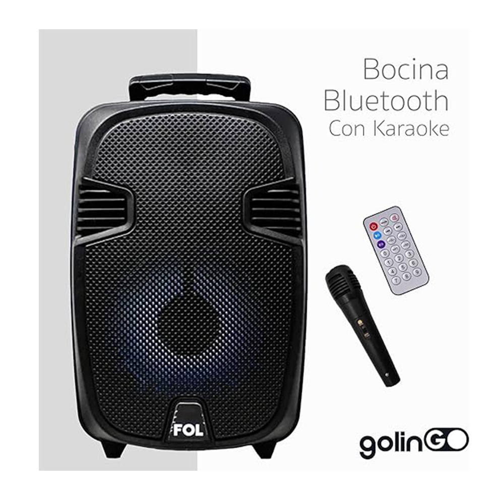  BOCINA PORTATIL FOL FS-L187 8" BLUETOOTH