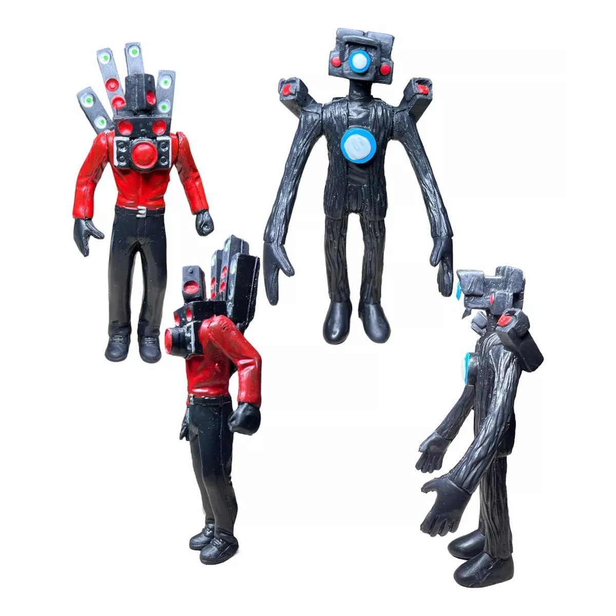 Skibidi Toilet Tv Man Speakerman 4 Figuras