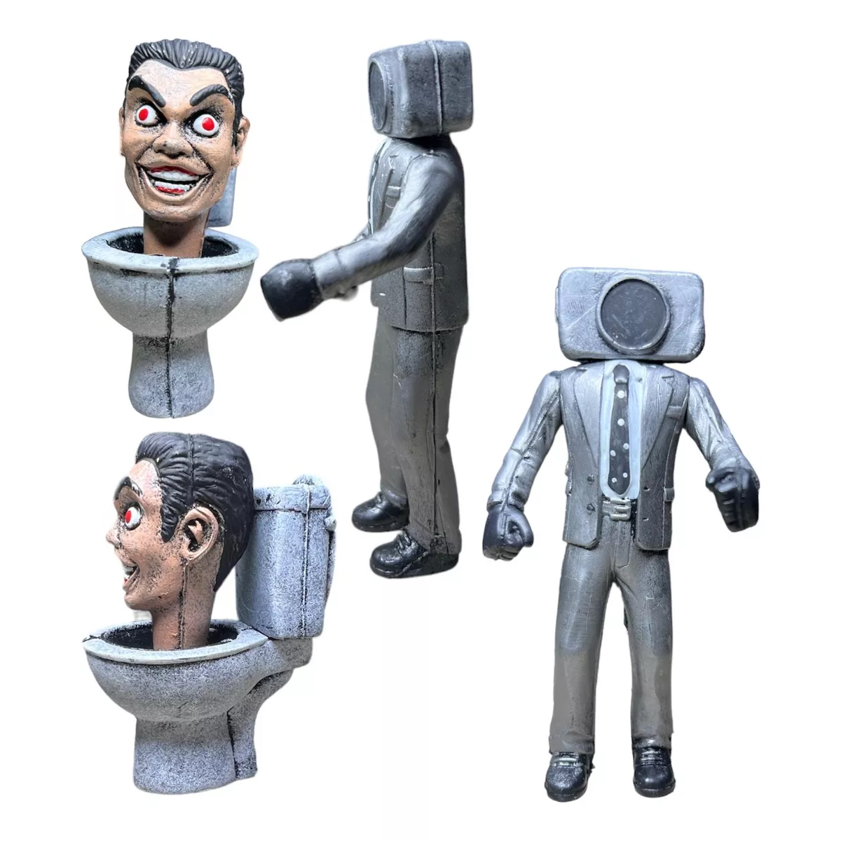 Skibidi Toilet Tv Man Speakerman 4 Figuras