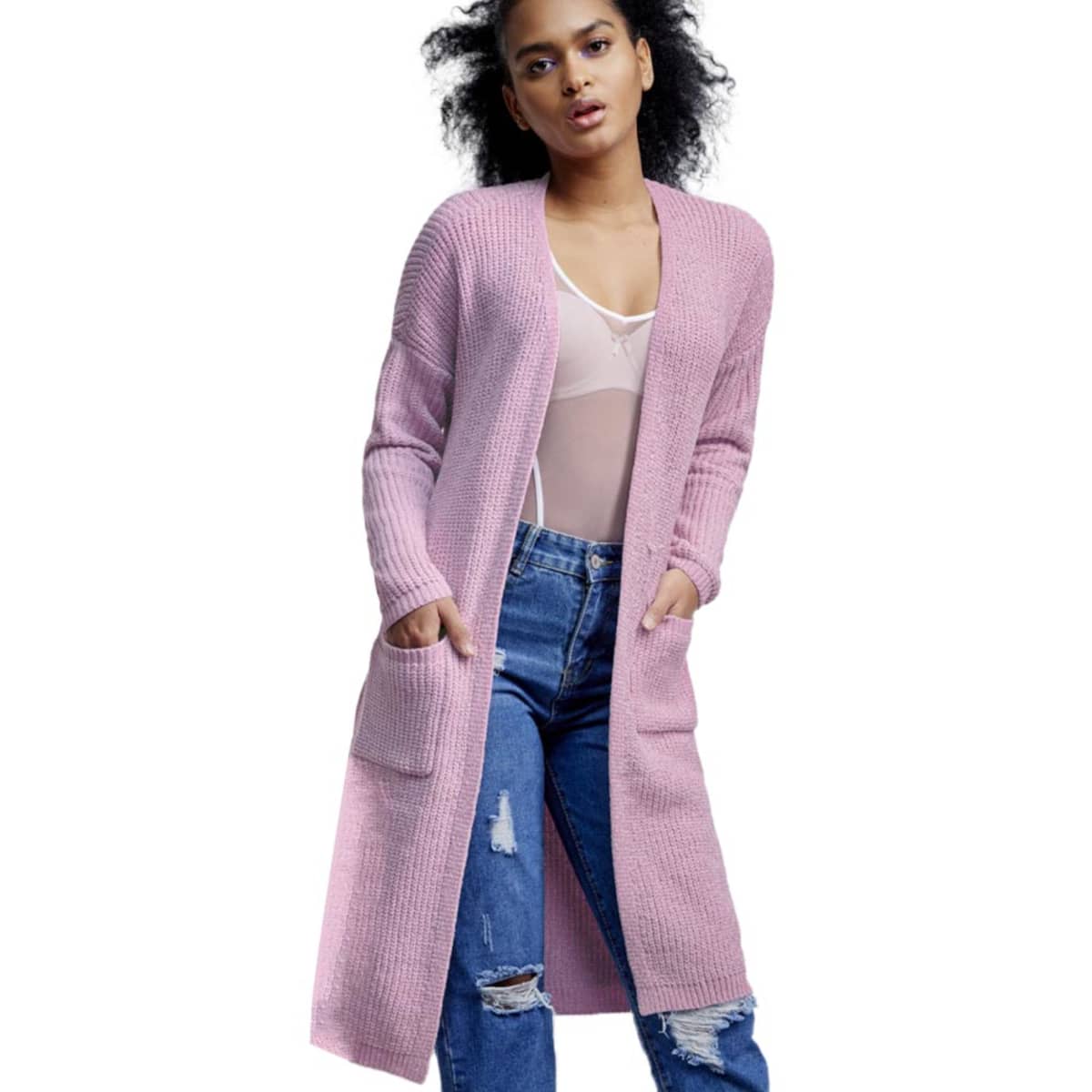 Ensamble tejido Sao Paulo para mujer, color lila, mod. 1046903