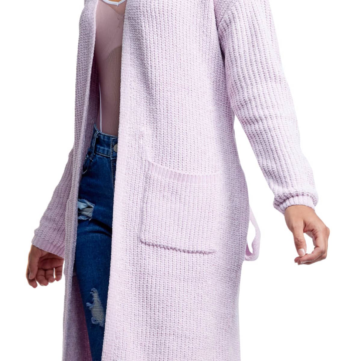 Ensamble tejido Sao Paulo para mujer, color lila, mod. 1046903