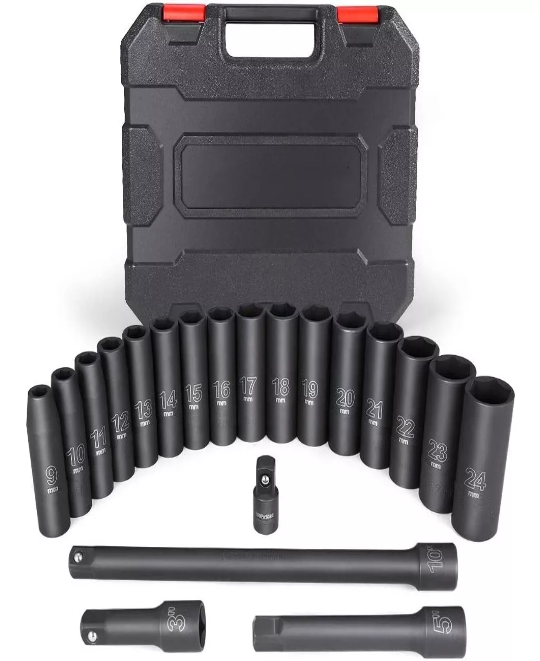 Juego De Herramientas Llave Vaso Kit De Mecanicas 20 Pzs 1/2.