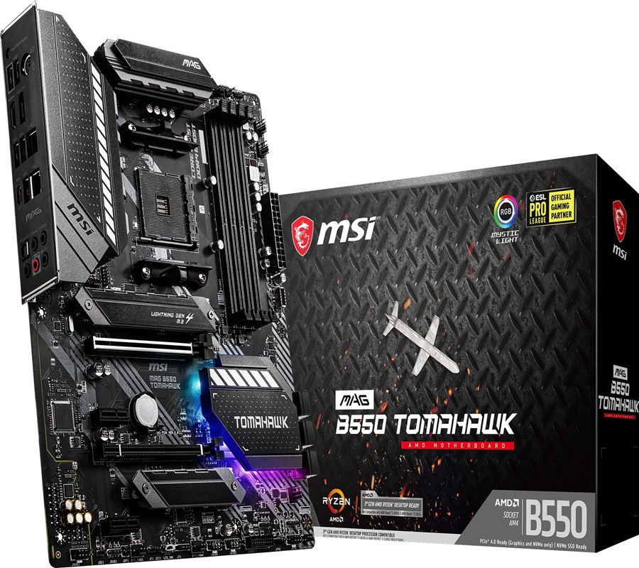 Board Amd Msi Mag B550 Tomahawk - Atx - Ryzen Am4