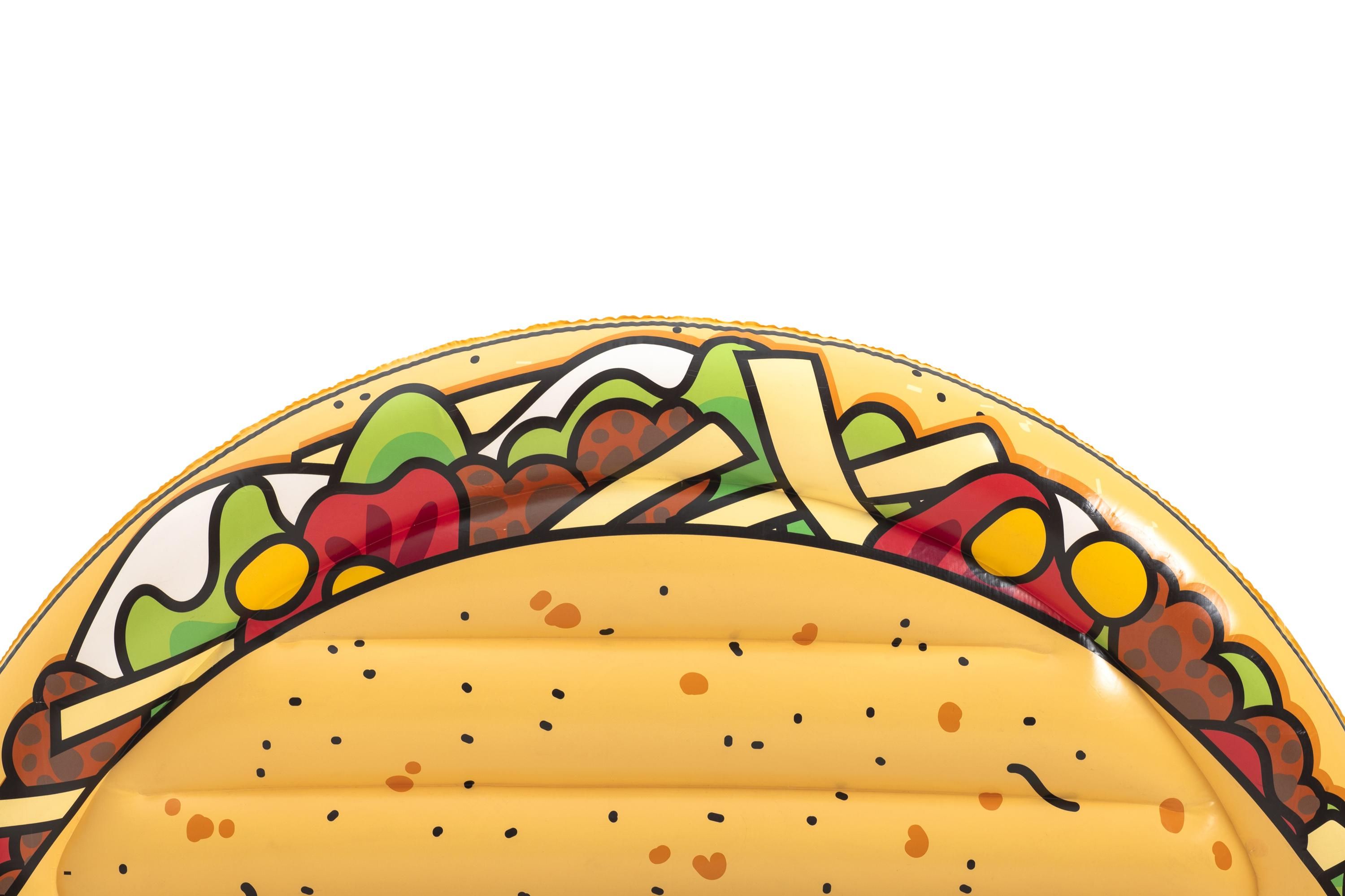 Cama inflable adulto decorada taco 1 modelo. 1.71metros x 89 centimetros (67 x 35 pulgadas) caja (1)