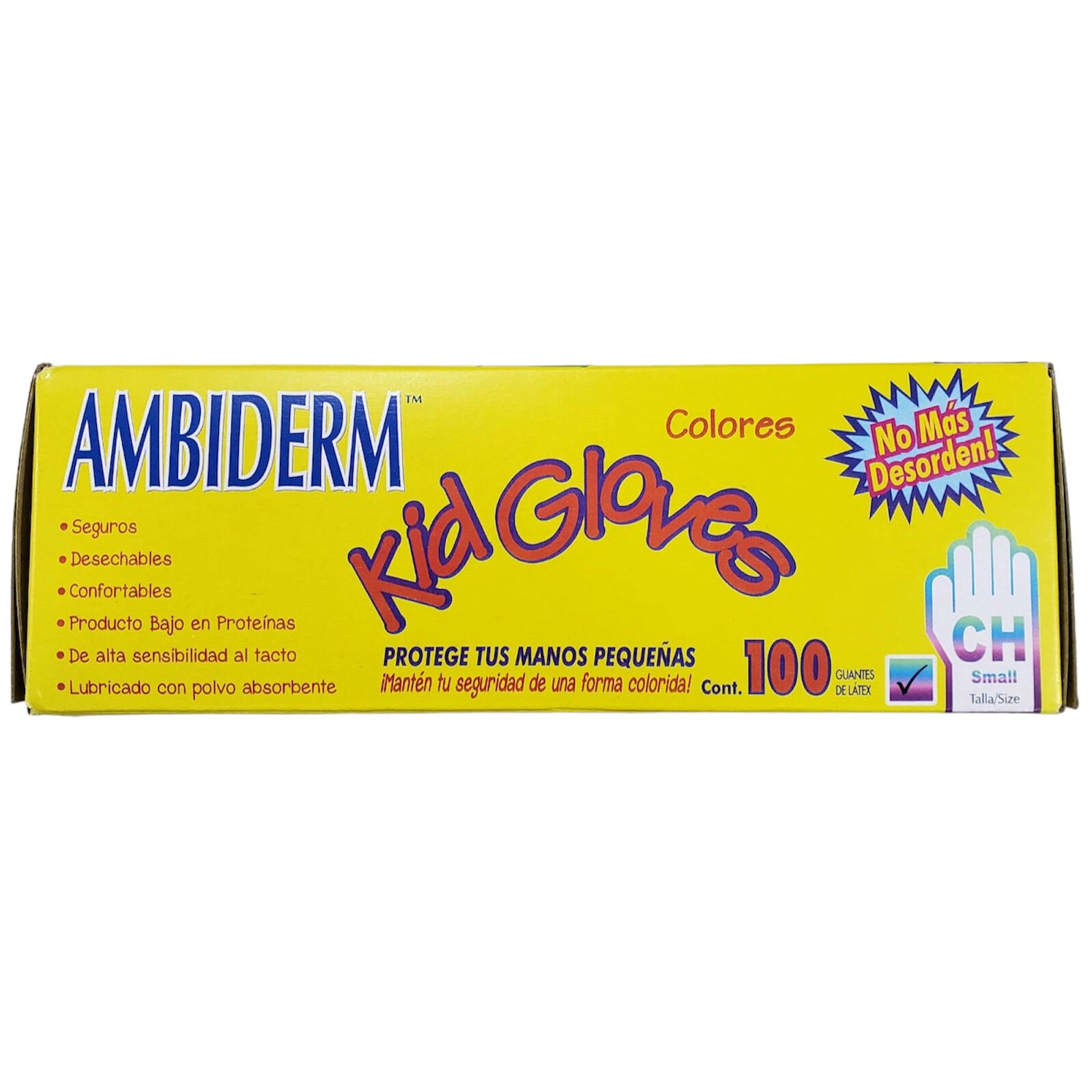 Guantes Kids Gloves Colorfull Chico Caja Con 100 Surtido