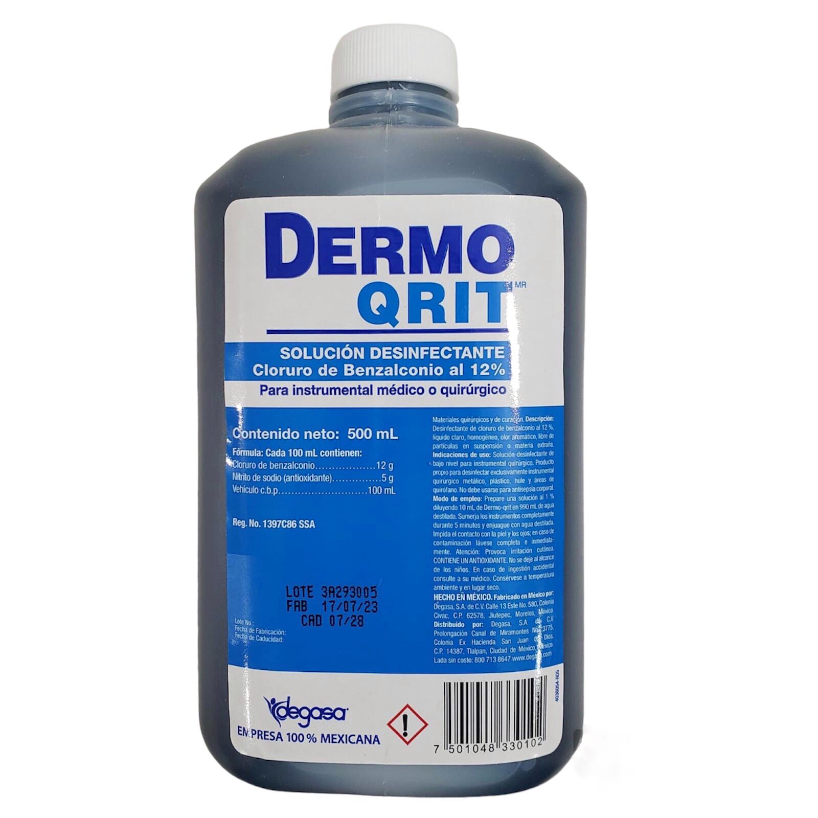 Dermo Qrit Benzal Al 12% 500ml