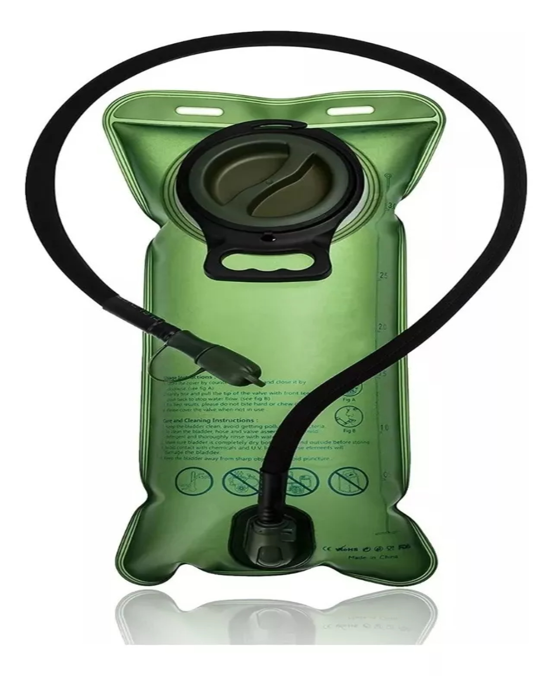 Bolsa Hidratación A Prueba De Fugas, Vejiga Agua 2l Camping.