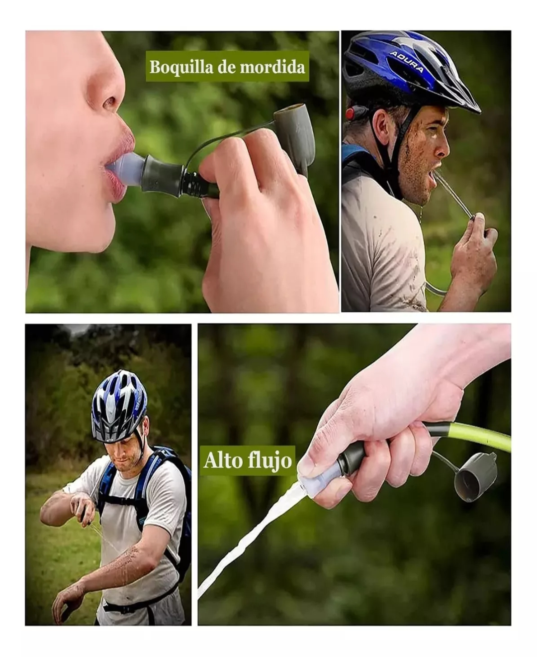 Bolsa Hidratación A Prueba De Fugas, Vejiga Agua 2l Camping.