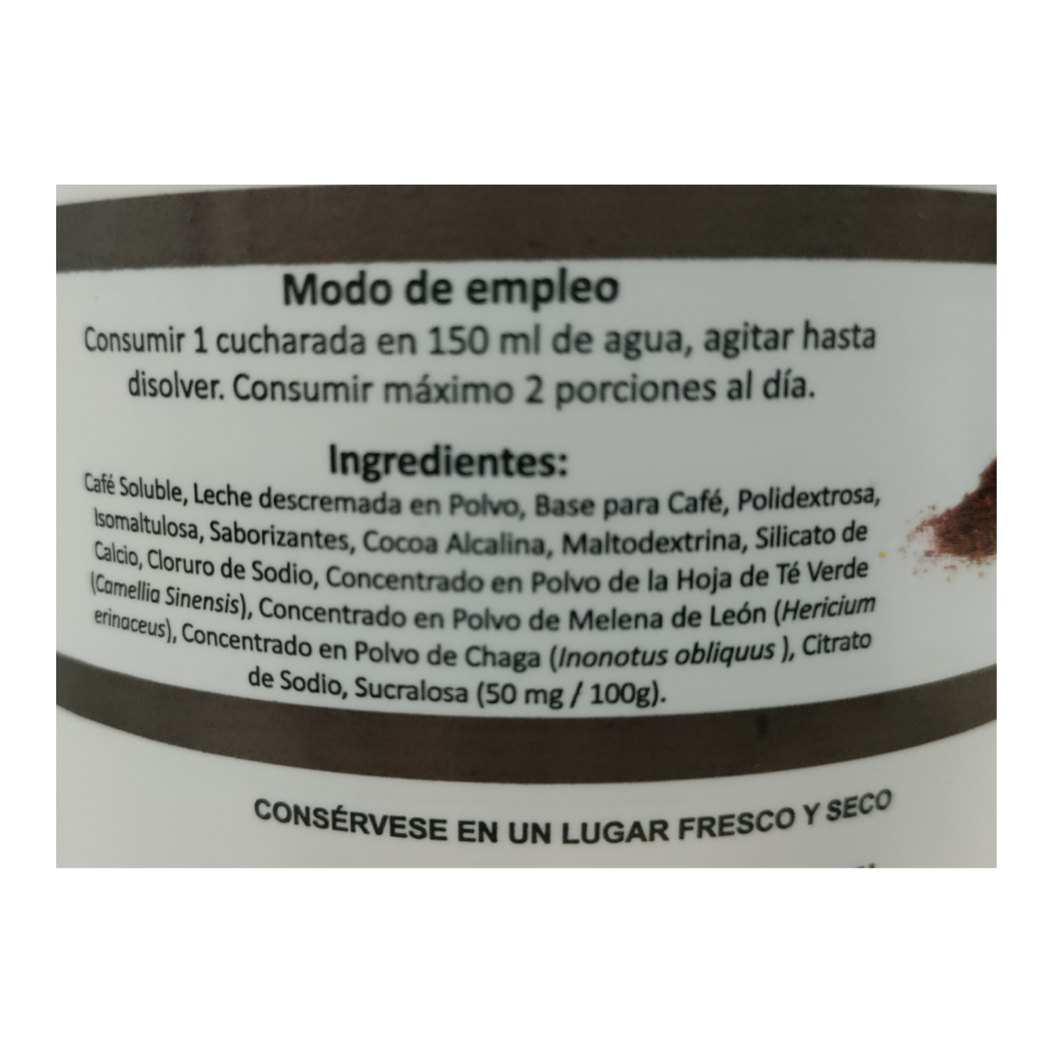 Suplemento En Polvo Café Gourmet Ives México Sabor Moca Con Ingredientes Naturales 324 g.