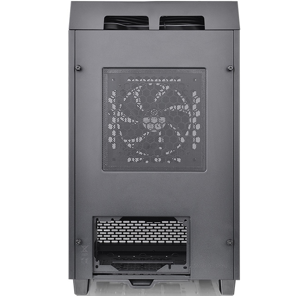 Gabinete Gamer THERMALTAKE The Tower 100 Mini ITX Cristal Templado Negro CA-1R3-00S1WN-00 