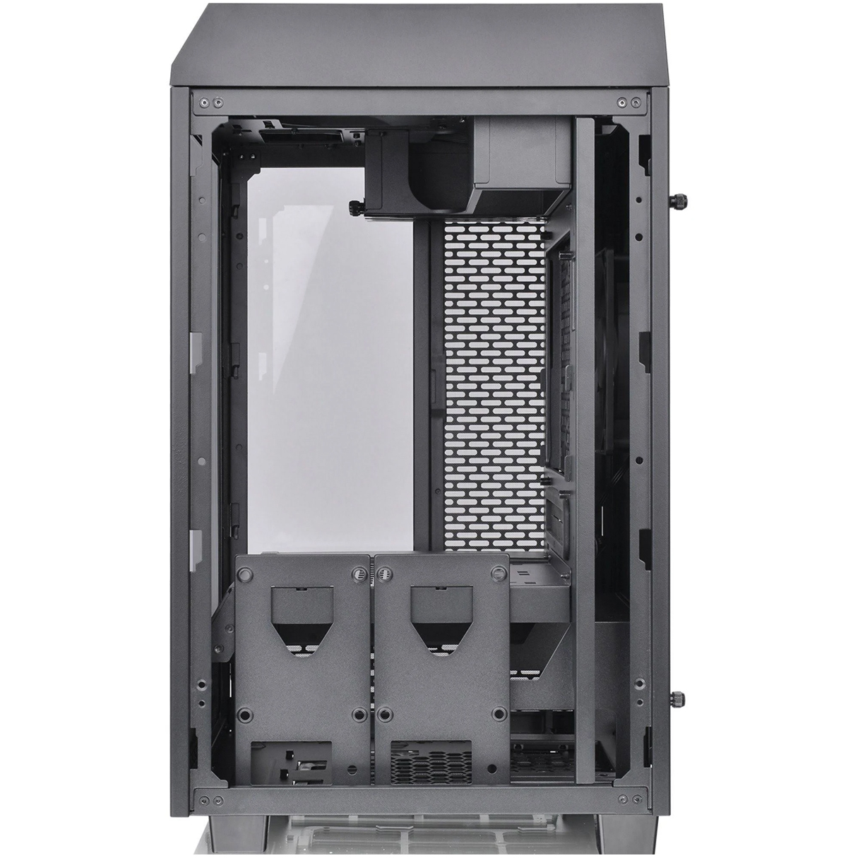 Gabinete Gamer THERMALTAKE The Tower 100 Mini ITX Cristal Templado Negro CA-1R3-00S1WN-00 