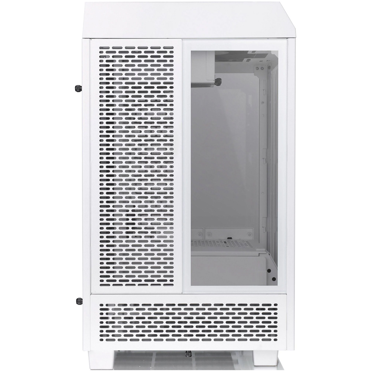 Gabinete Gamer THERMALTAKE The Tower 100 Mini ITX Mini Torre 2 Fan Cristal Templado USB-C Blanco 