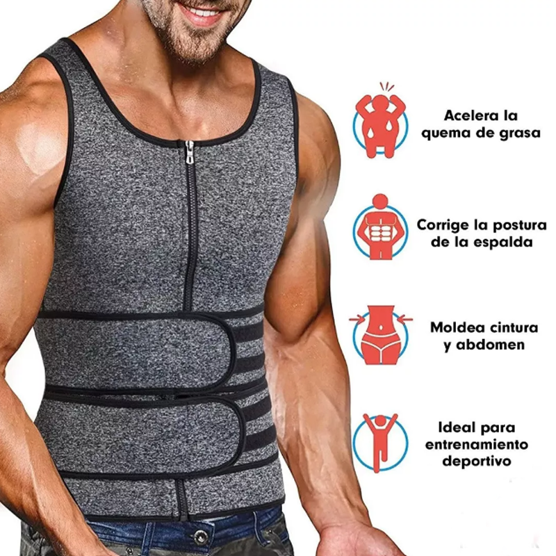 Faja Chaleco Soporte Corrector Postura Espalda Ajustable