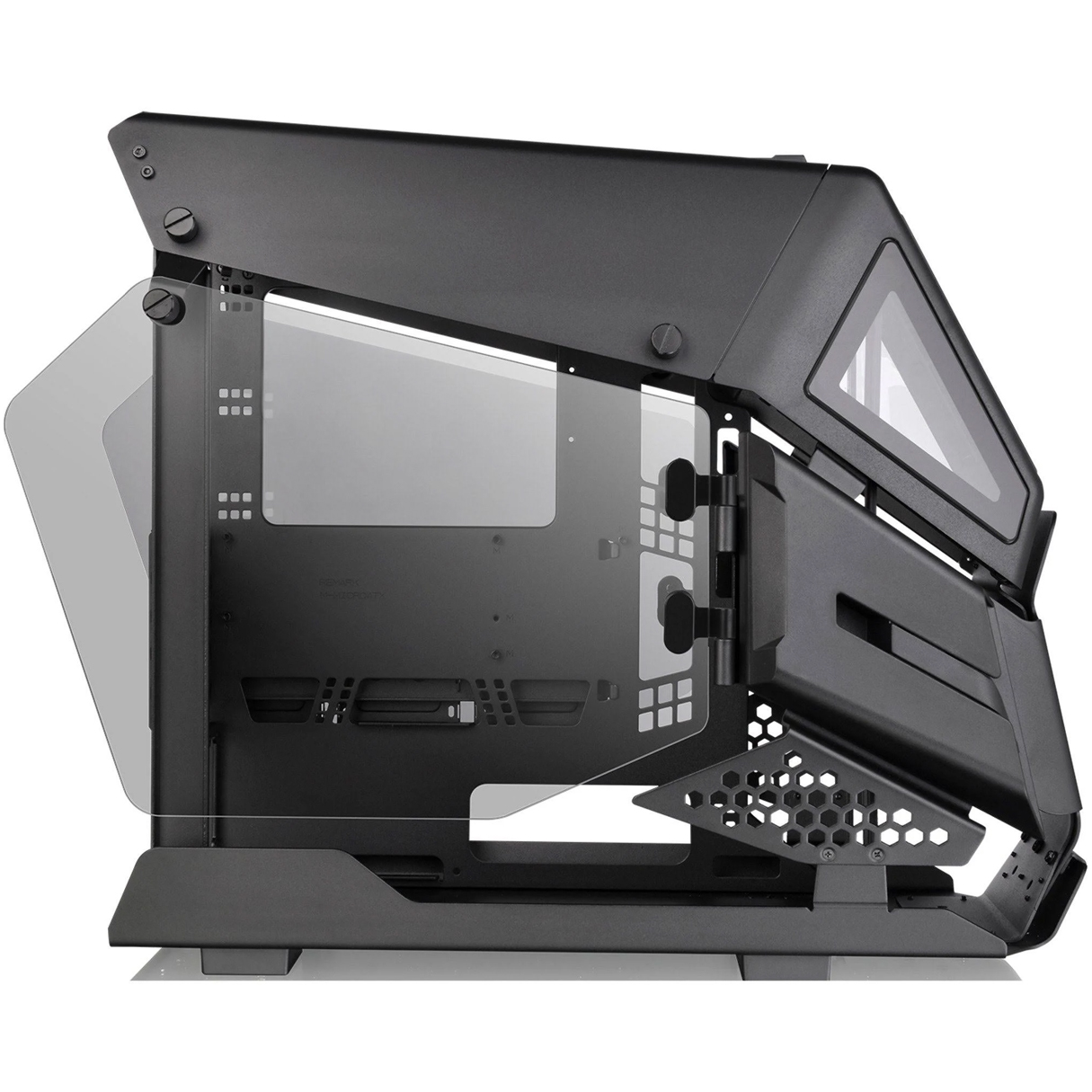 Gabinete Gamer THERMALTAKE AH T200 Micro ATX Cristal Templado Negro CA-1R4-00S1WN-00 