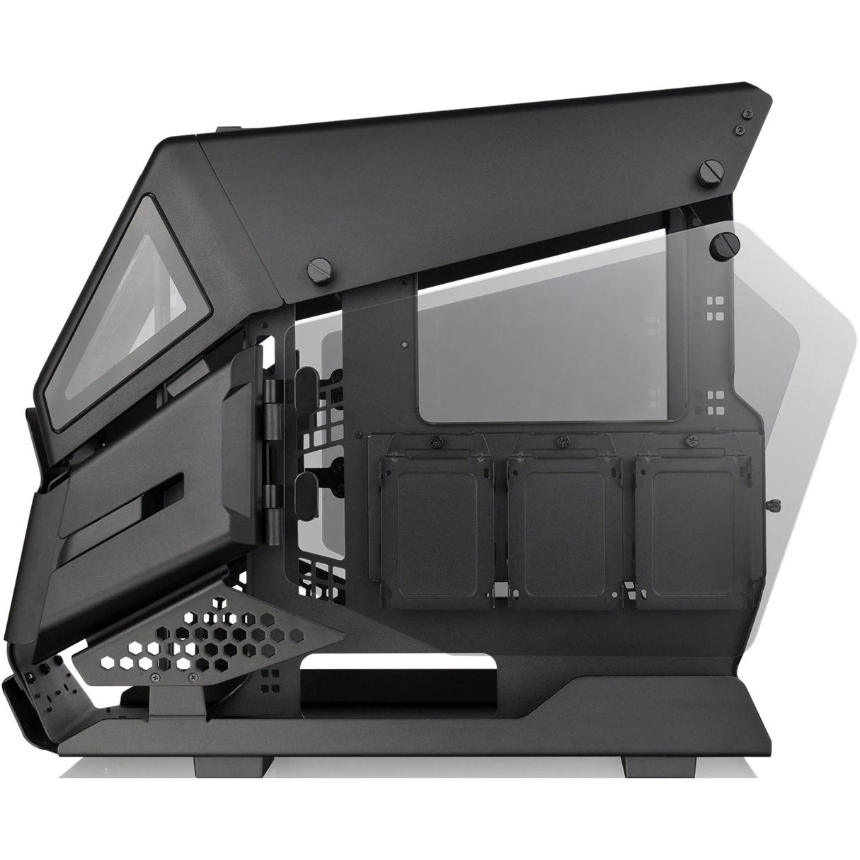 Gabinete Gamer THERMALTAKE AH T200 Micro ATX Cristal Templado Negro CA-1R4-00S1WN-00 