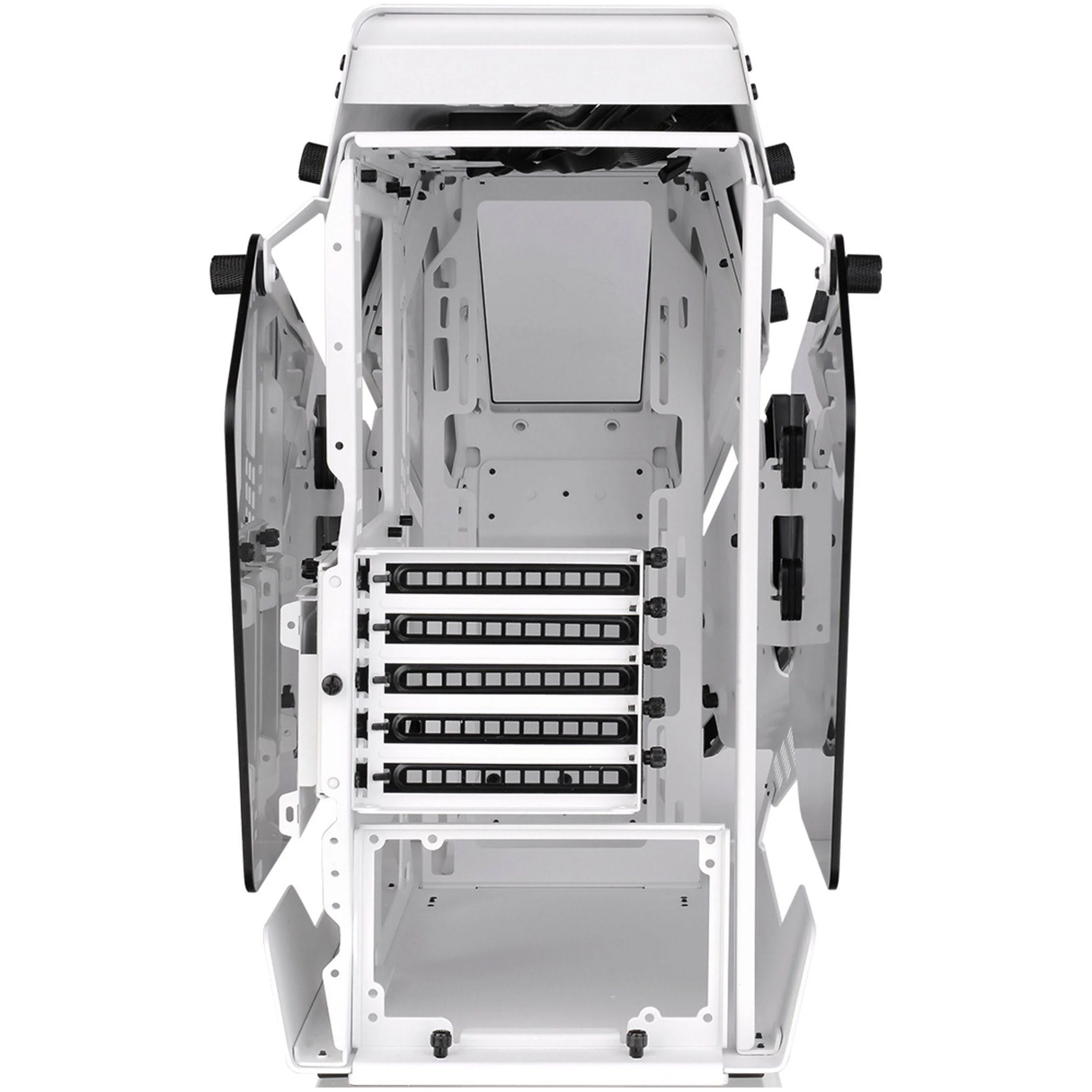 Gabinete Gamer THERMALTAKE AH T200 Micro ATX Cristal Templado Blanco CA-1R4-00S6WN-00