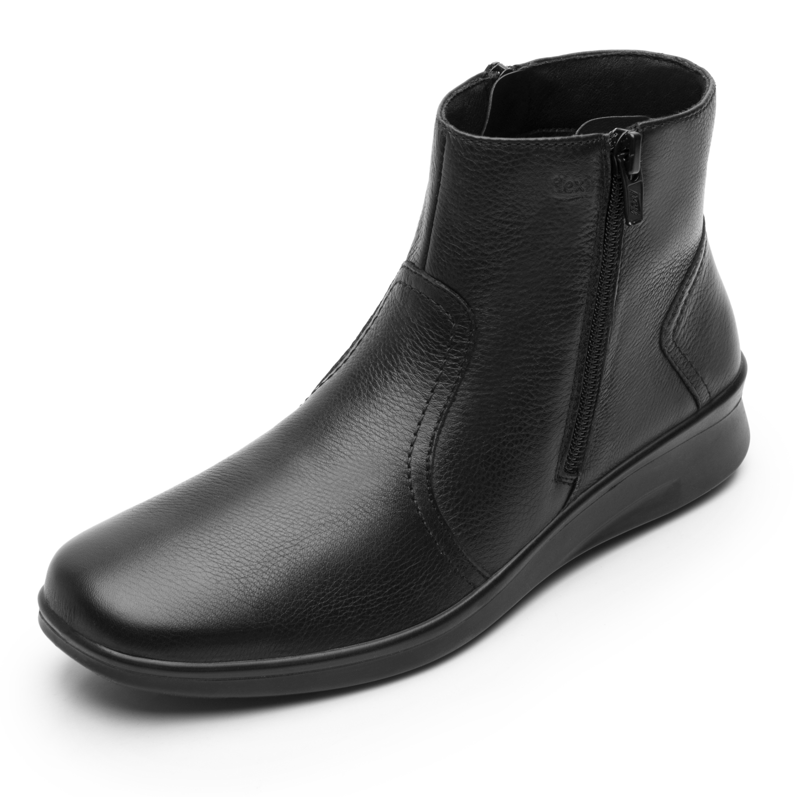 Botin Flexi Dama 124504 Negro Cierre Lateral Doble Plantilla