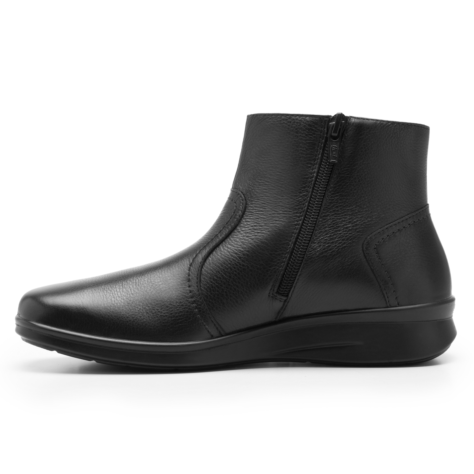 Botin Flexi Dama 124504 Negro Cierre Lateral Doble Plantilla
