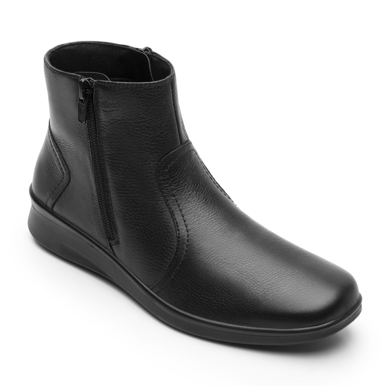 Botin Flexi Dama 124504 Negro Cierre Lateral Doble Plantilla