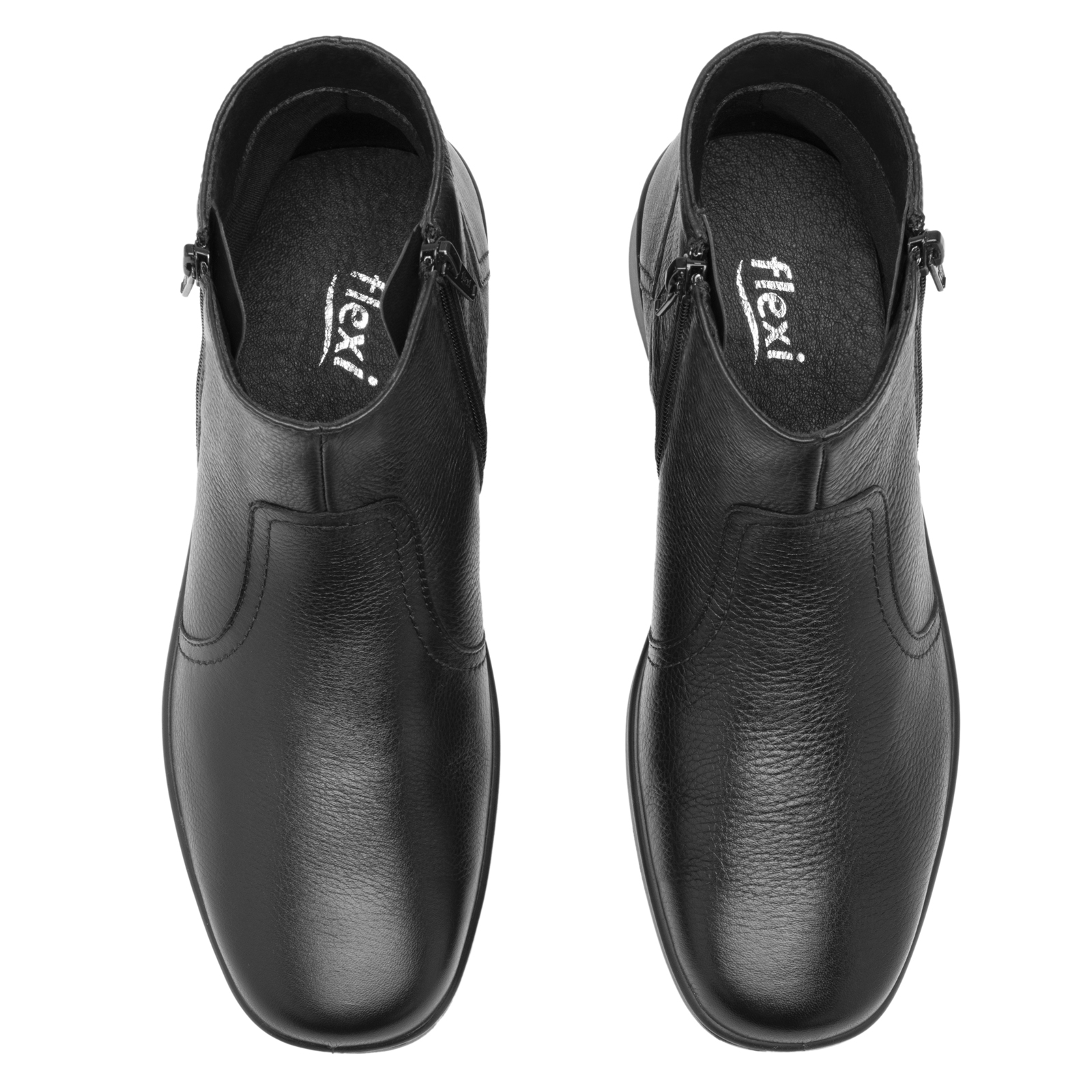Botin Flexi Dama 124504 Negro Cierre Lateral Doble Plantilla