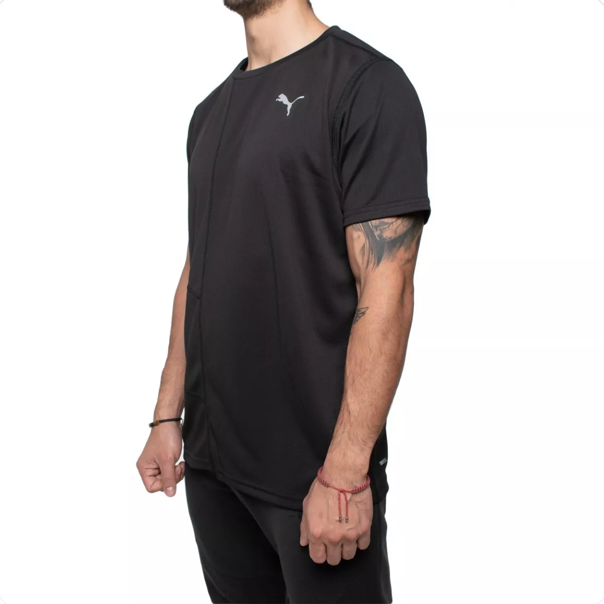 Playera Correr Hombre Puma Ignite Ss Tee 520093 10 Negro