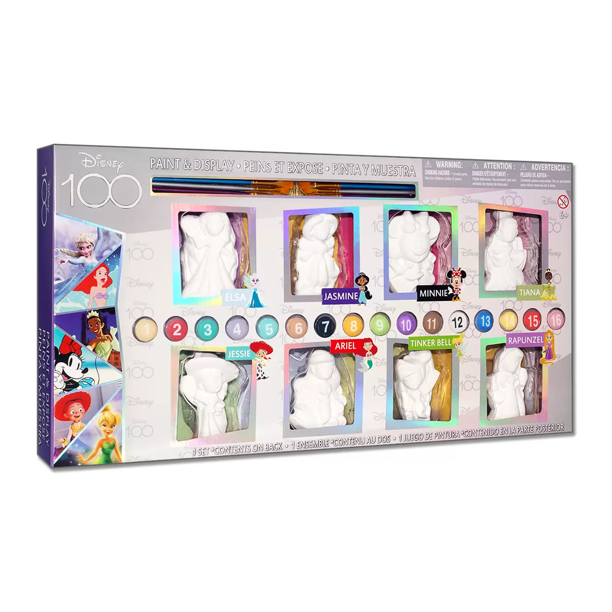 Set De Actividades Para Pintar Disney 1601386-1 8 Figuras De Cerámica