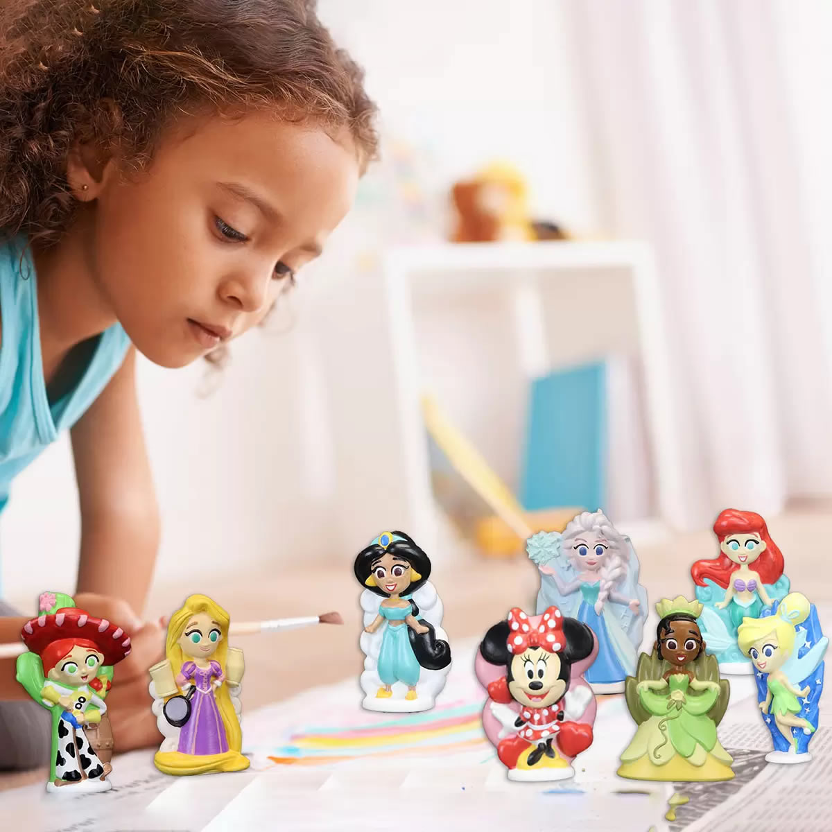 Set De Actividades Para Pintar Disney 1601386-1 8 Figuras De Cerámica