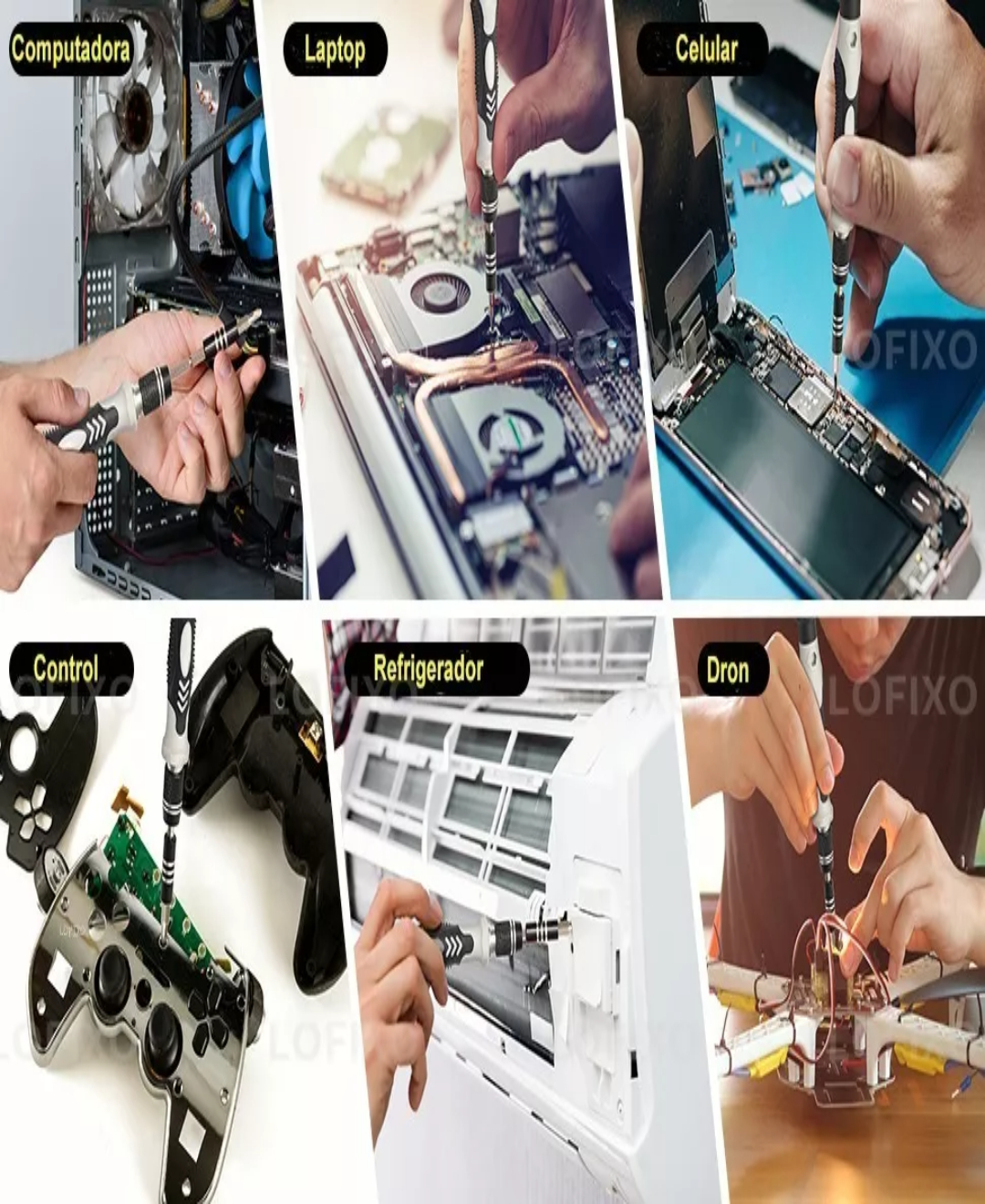 Kit De Herramientas Desarmador Reparar Reloj Ps4 Celular Mac