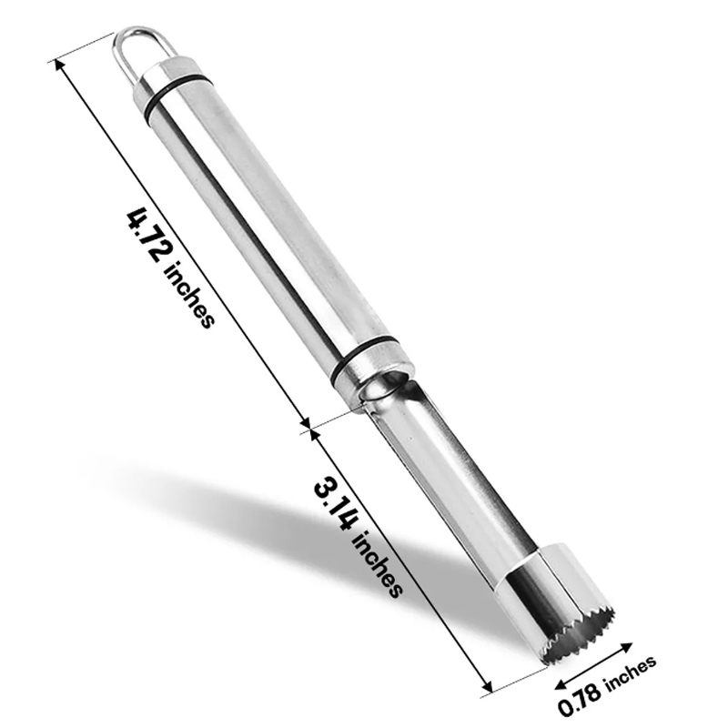 Descorazonador Manzana Quita Corazón Fruta Acero Inoxidable