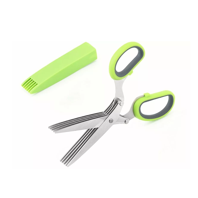 Tijeras Multicorte Cocina Picar Especias Acero Inoxidable