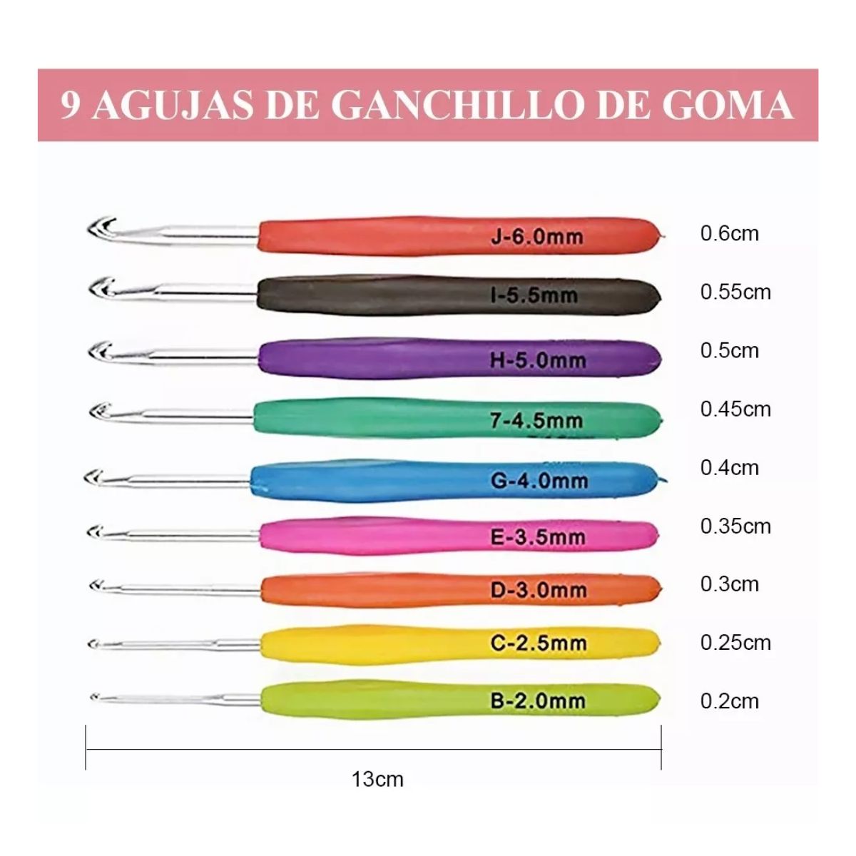 Kit De Ganchos Y Accesorios Tejer Al Crochet ,con Estambres