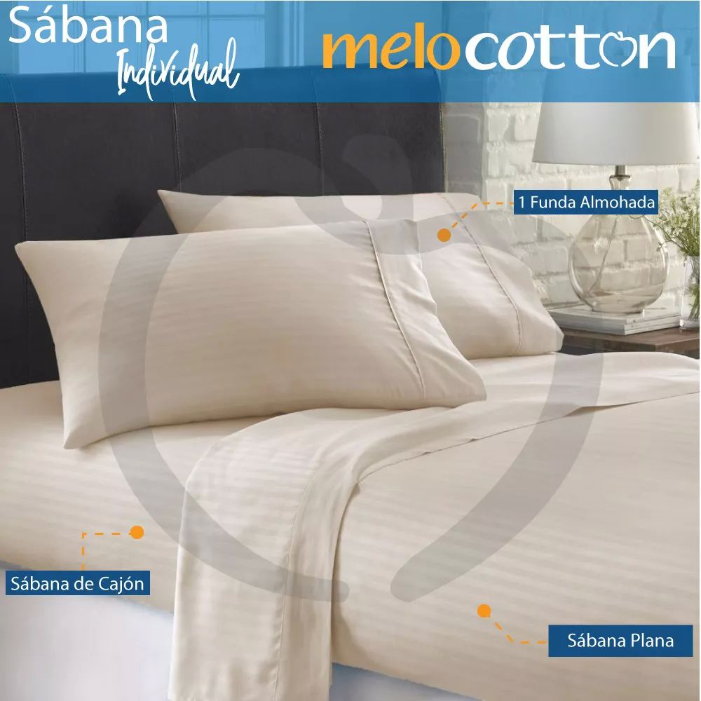 Sábanas Individuales 1800 Hilos Ultra Suaves de Microfibra Color Café Avellana