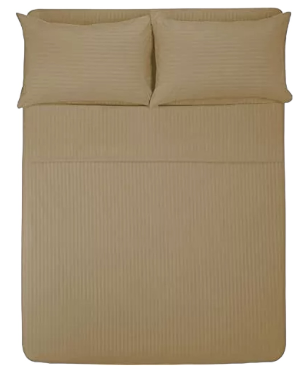 Sábanas Individuales 1800 Hilos Ultra Suaves de Microfibra Color Café Avellana