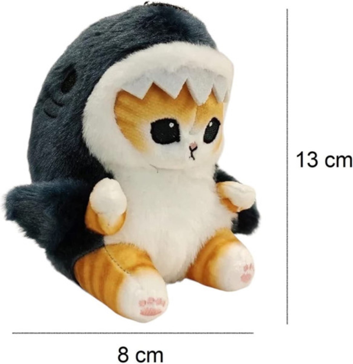 Gato Gatito Michi De Peluche Con Disfraz 13 cm