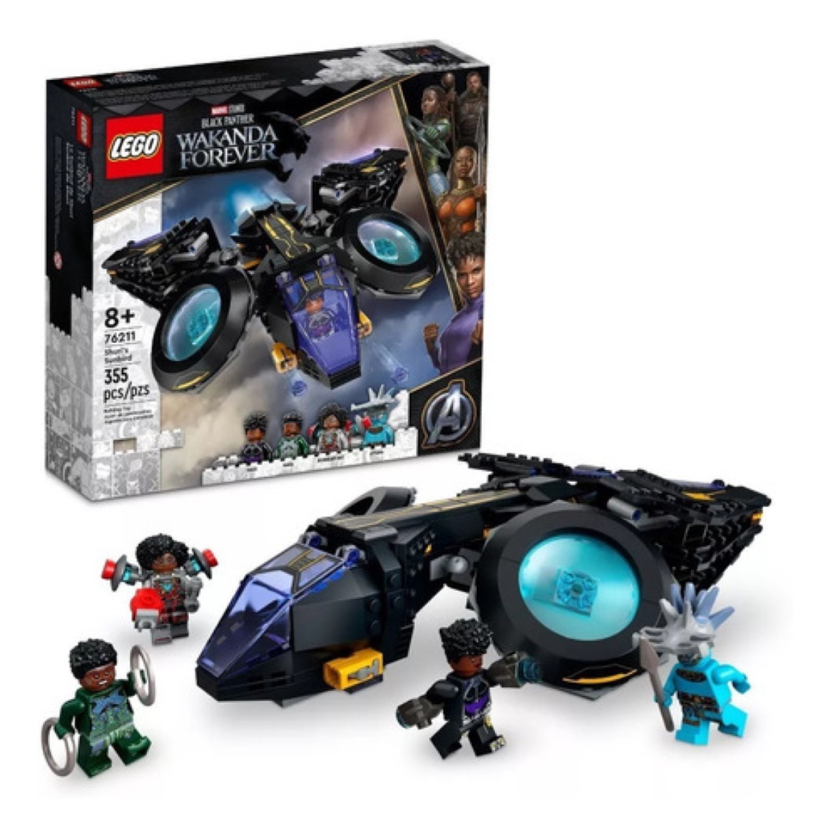 Kit De Construcción Marvel Sunbird De Shuri 76211