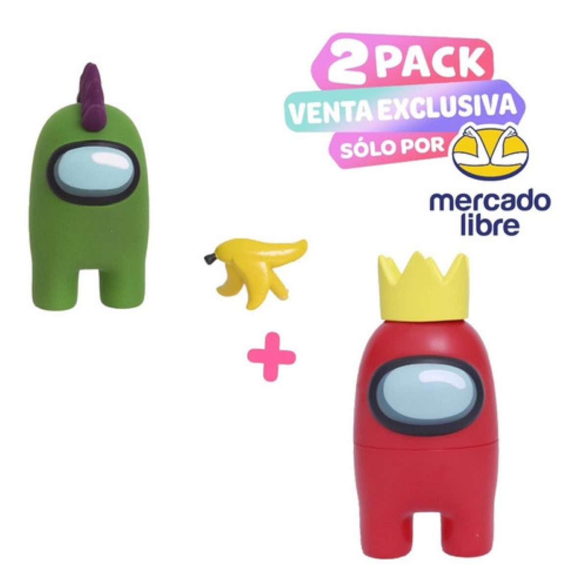 Figuras Ruz Among Us Tripulante Verde Rojo Diversión