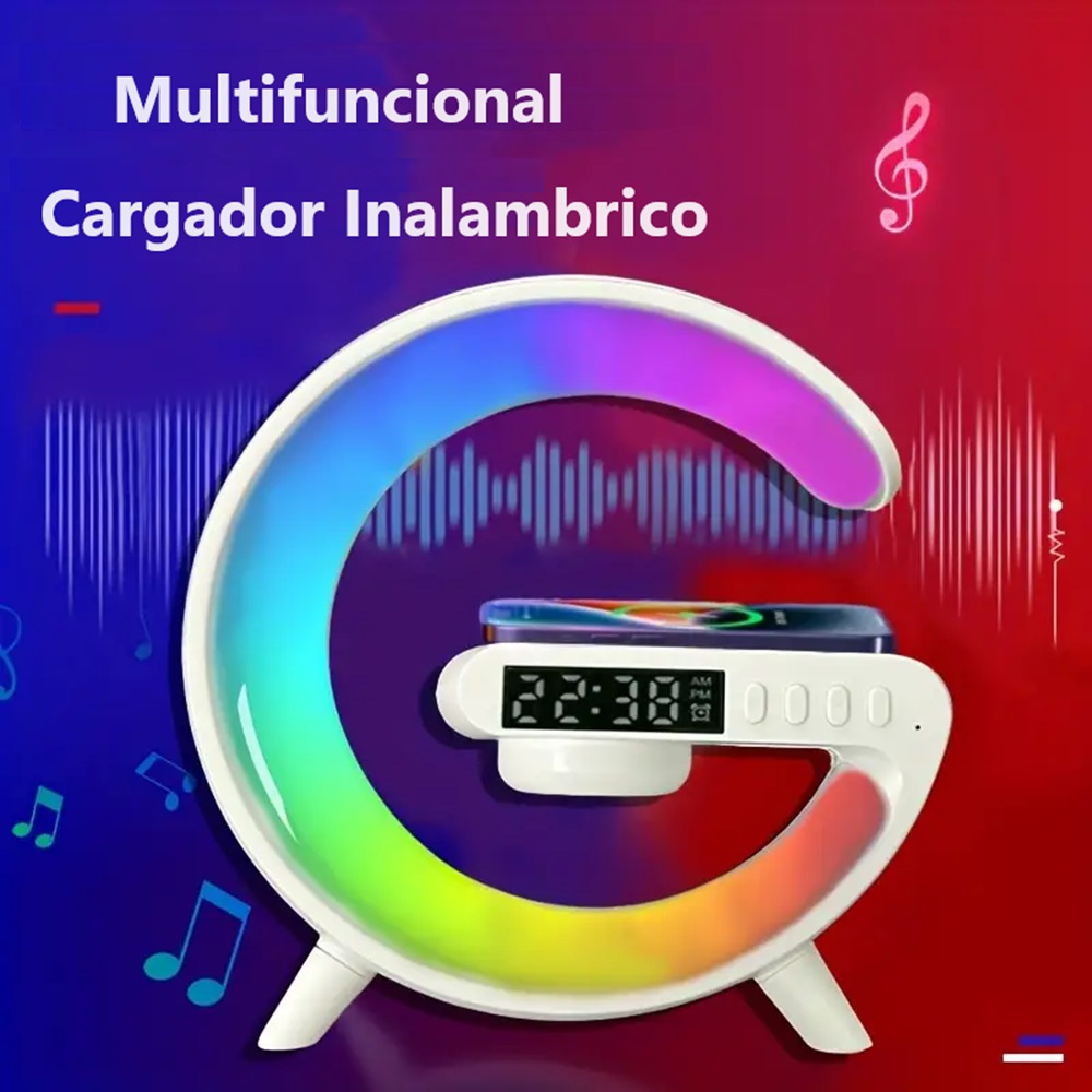 Lampara Cargador con bocina.