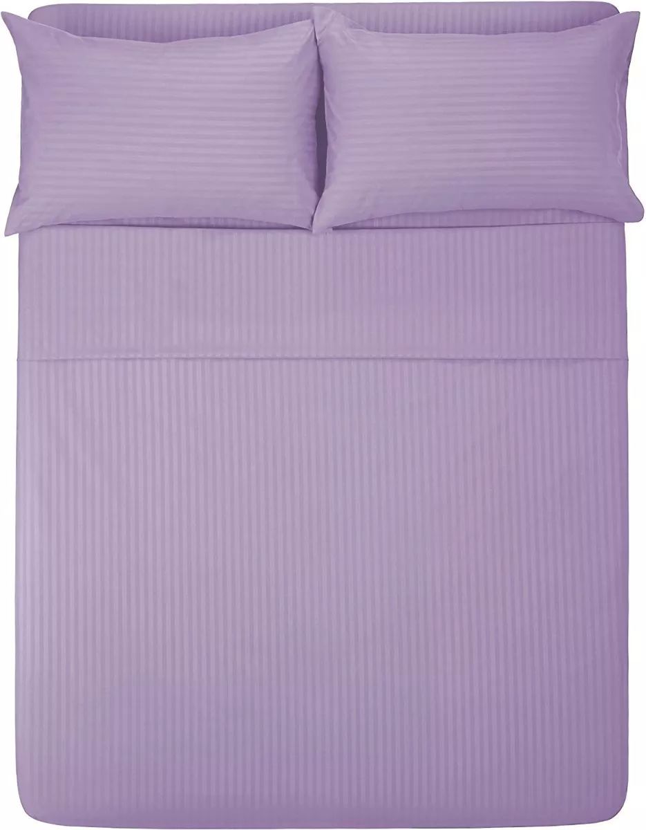 Sábanas Individuales 1800 Hilos Ultra Suaves de Microfibra Color Morado Lila