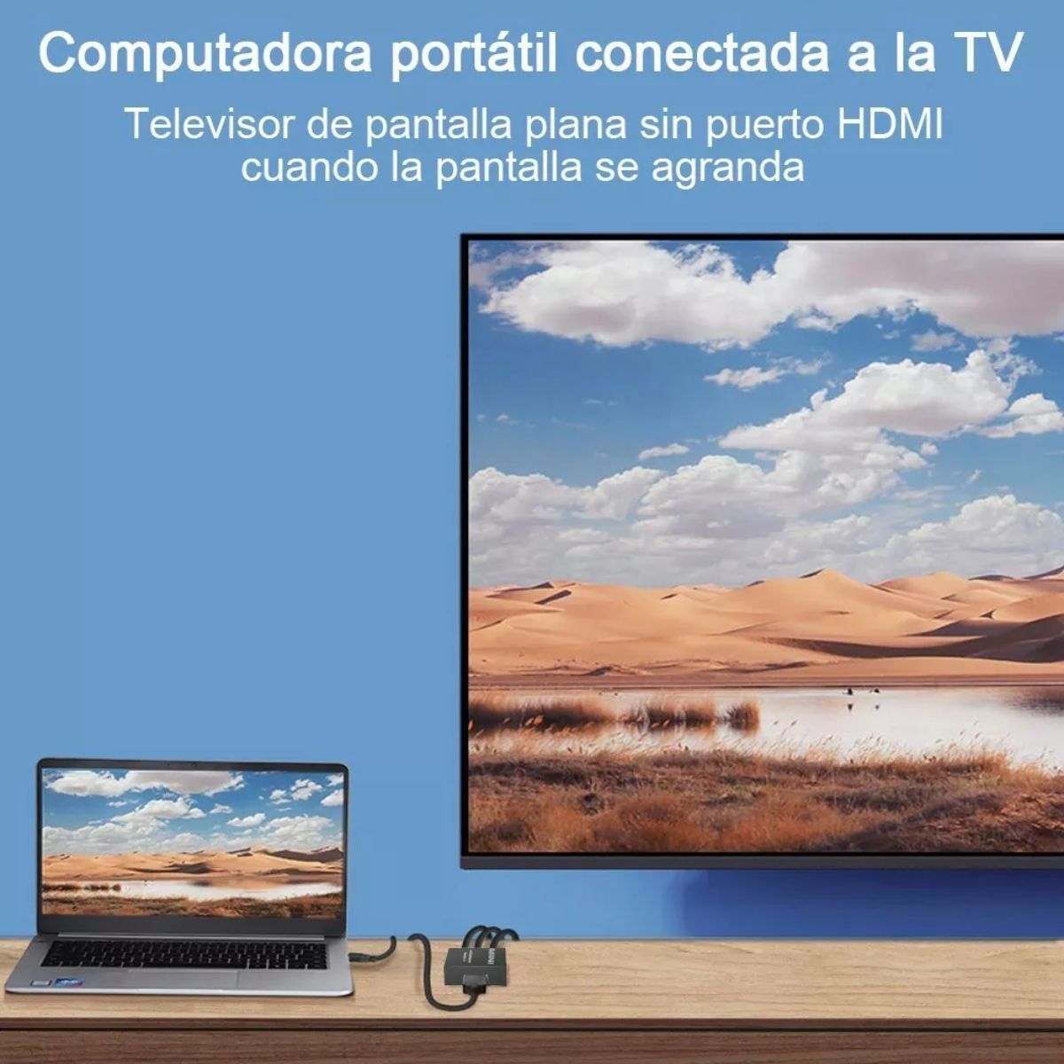 Adaptador convertidor HDMI a RCA