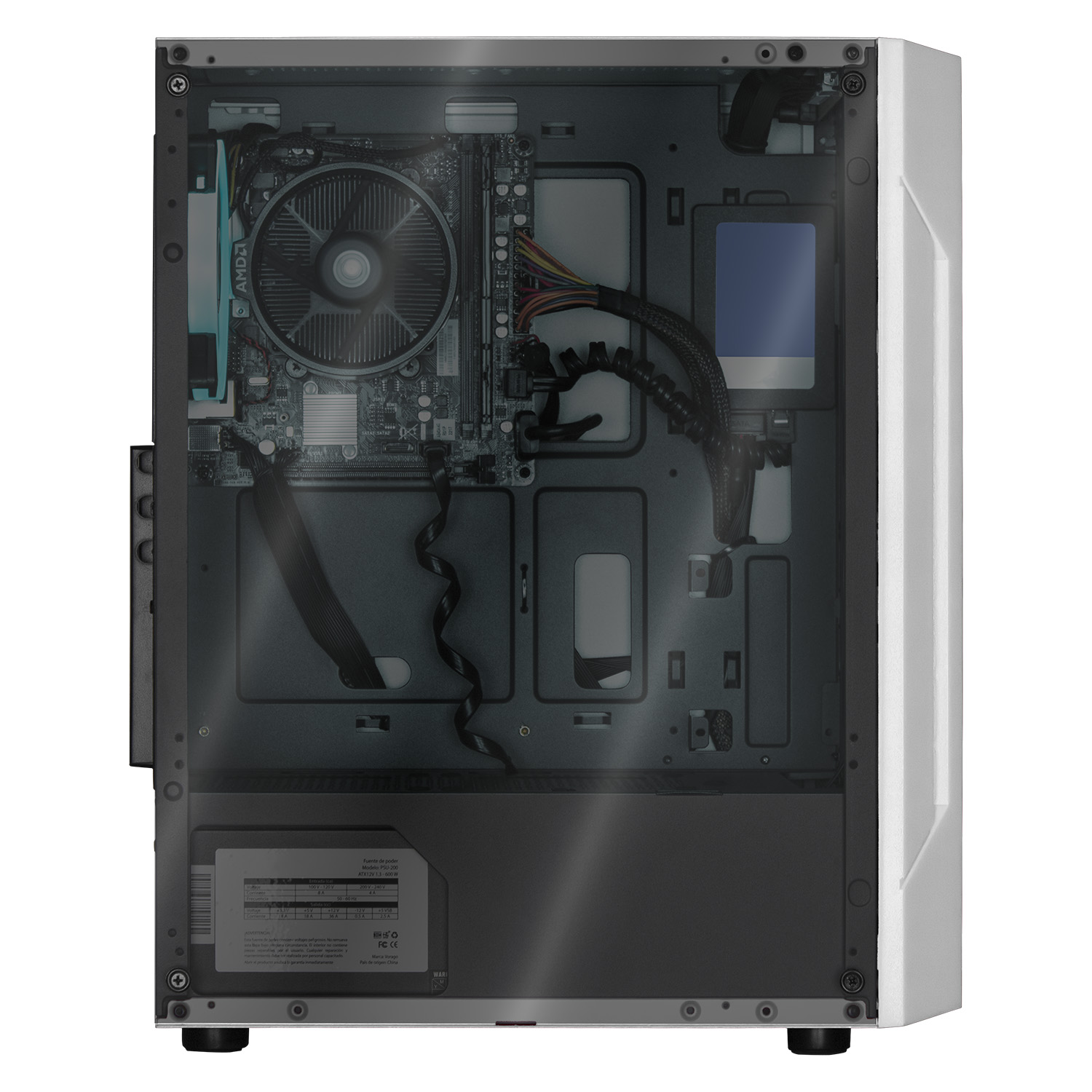 Xtreme PC Gaming AMD Radeon Vega Renoir Ryzen 5 5600G 16GB SSD 240GB 2TB Monitor 27 WIFI White 