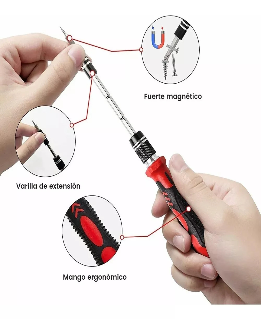 Kit De Desarmador Herramientas Reparo Precisión Pc 115 En 1