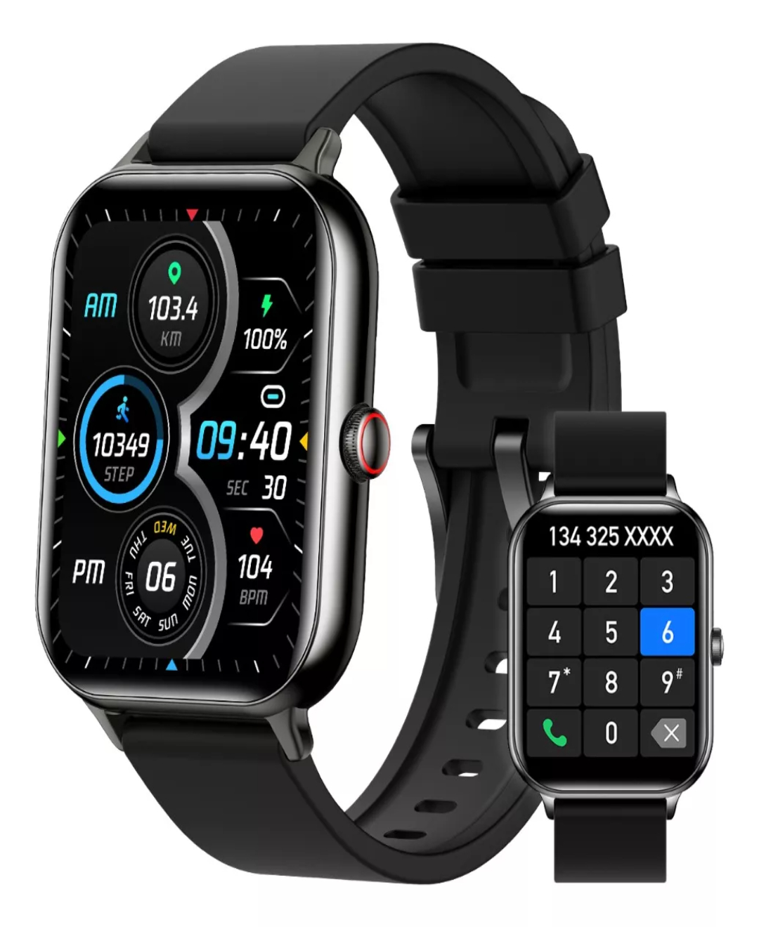 Reloj Inteligente Ku6 1.91'' Smartwatch Bluetooth Llamada