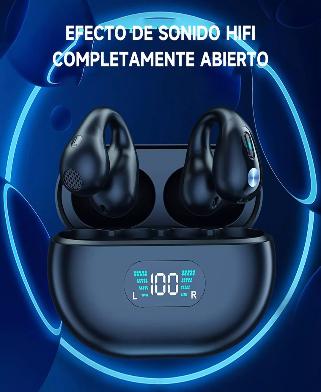 Audifonos Inalámbricos Conducción Ósea Bluetooth Deportivos
