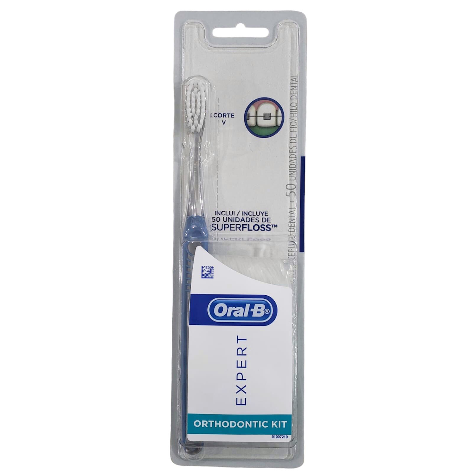 Kit Cepillo Dental Oral-b Expert Ortodoncia con Superfloss 