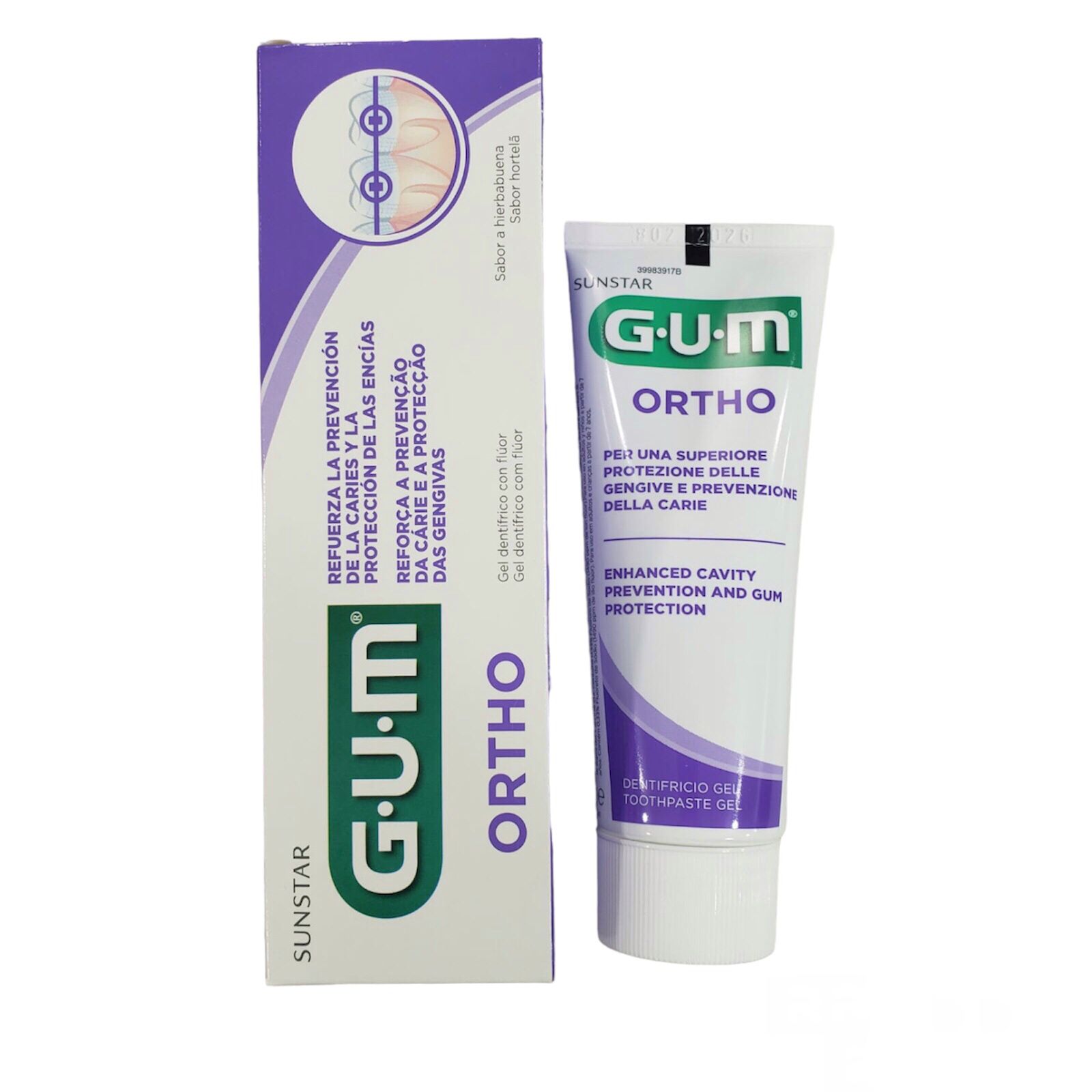 Pasta Gel Para Ortodoncia Gum 75ml