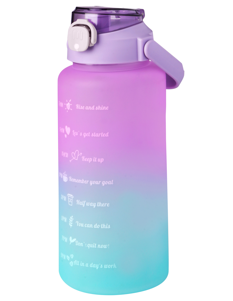 Botella Motivacional Deportiva De Agua 2 Litros Ag Box
