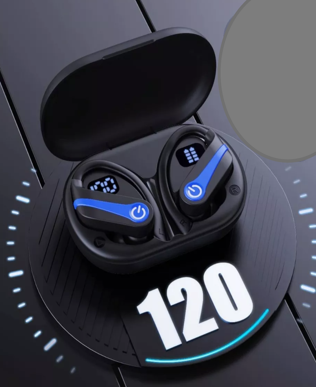 Auriculares Deportivos Inalámbricos Bluetooth Con Gancho